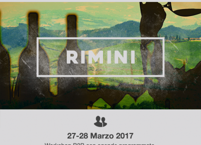  WineWorkshop B2B International Wine Traders 27 e 28 Marzo 2017 Rimini