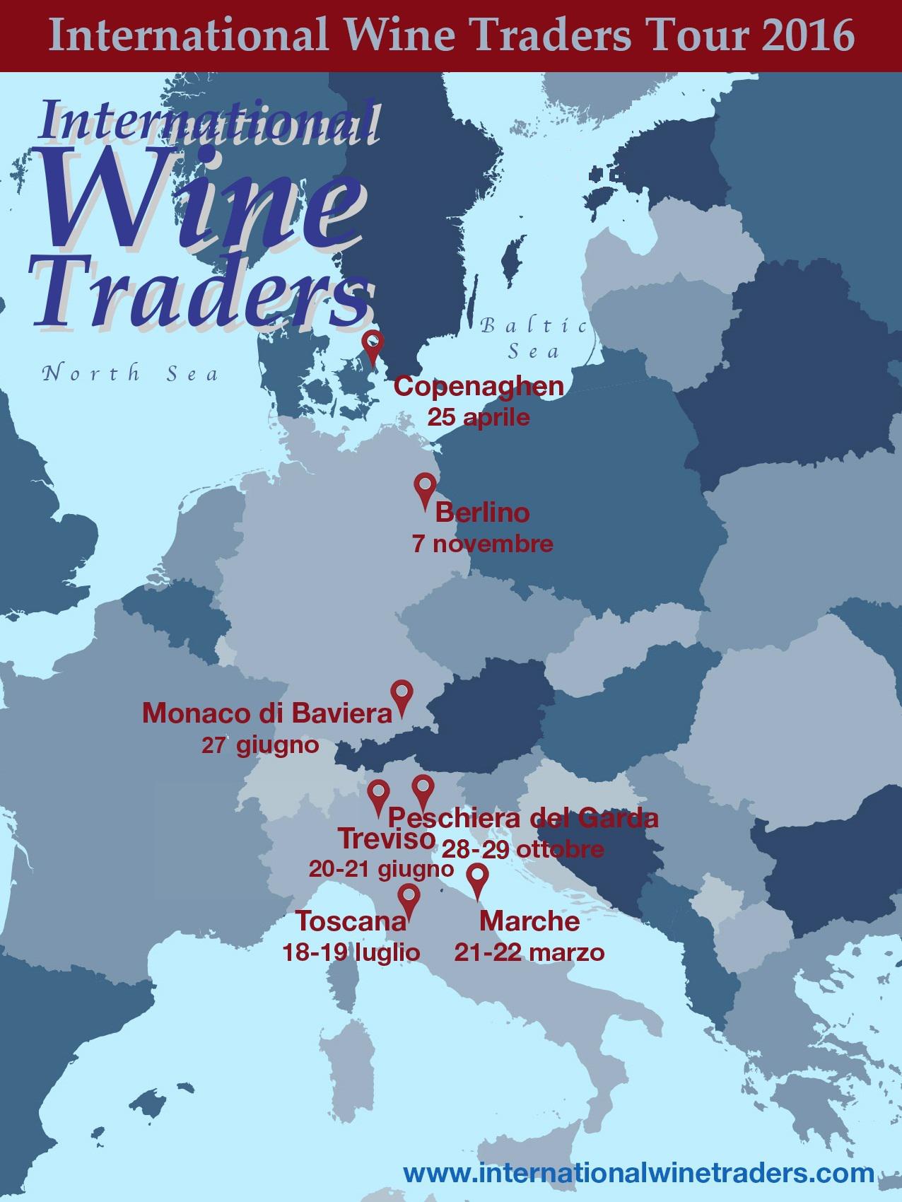 Calendario Tour International Wine Traders 2016