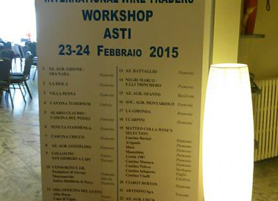Workshop International Wine Traders Asti 23 e 24 Febbraio 2015
